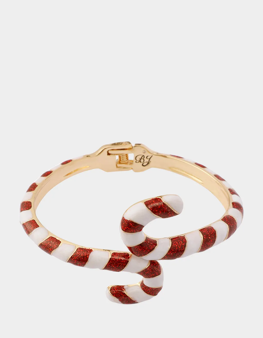 CANDY CANE HINGE BRACELET RED sold by Betsey Johnson