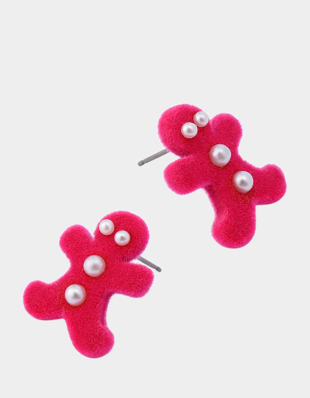 GINGERBREAD STUD EARRINGS PINK sold by Betsey Johnson product image thumbnail 2