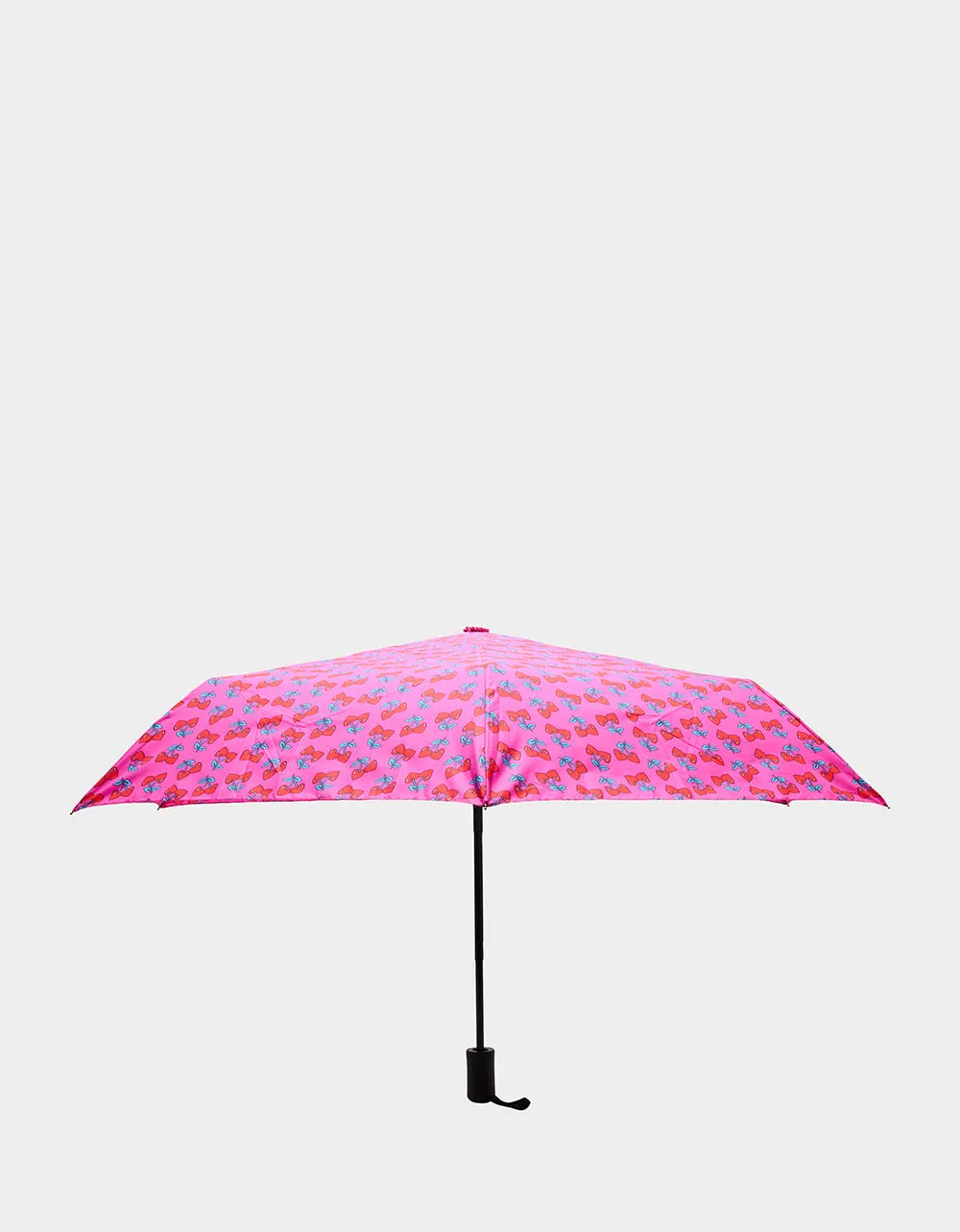 BETSEY'S CHERRY HEART PRINT UMBRELLA PINK MULTI sold by Betsey Johnson product image thumbnail 3