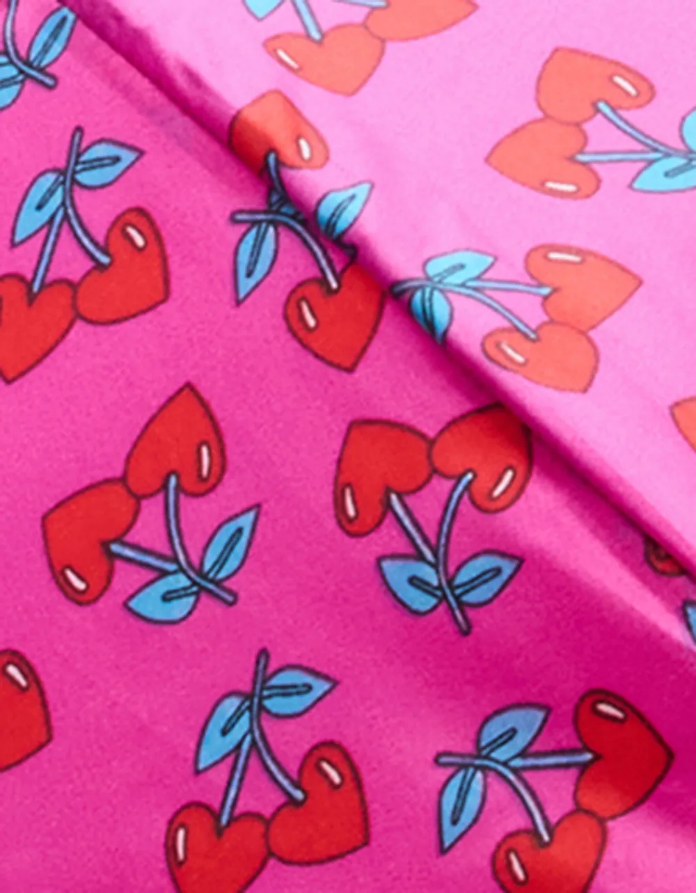 BETSEY'S CHERRY HEART PRINT UMBRELLA PINK MULTI sold by Betsey Johnson product image thumbnail 4