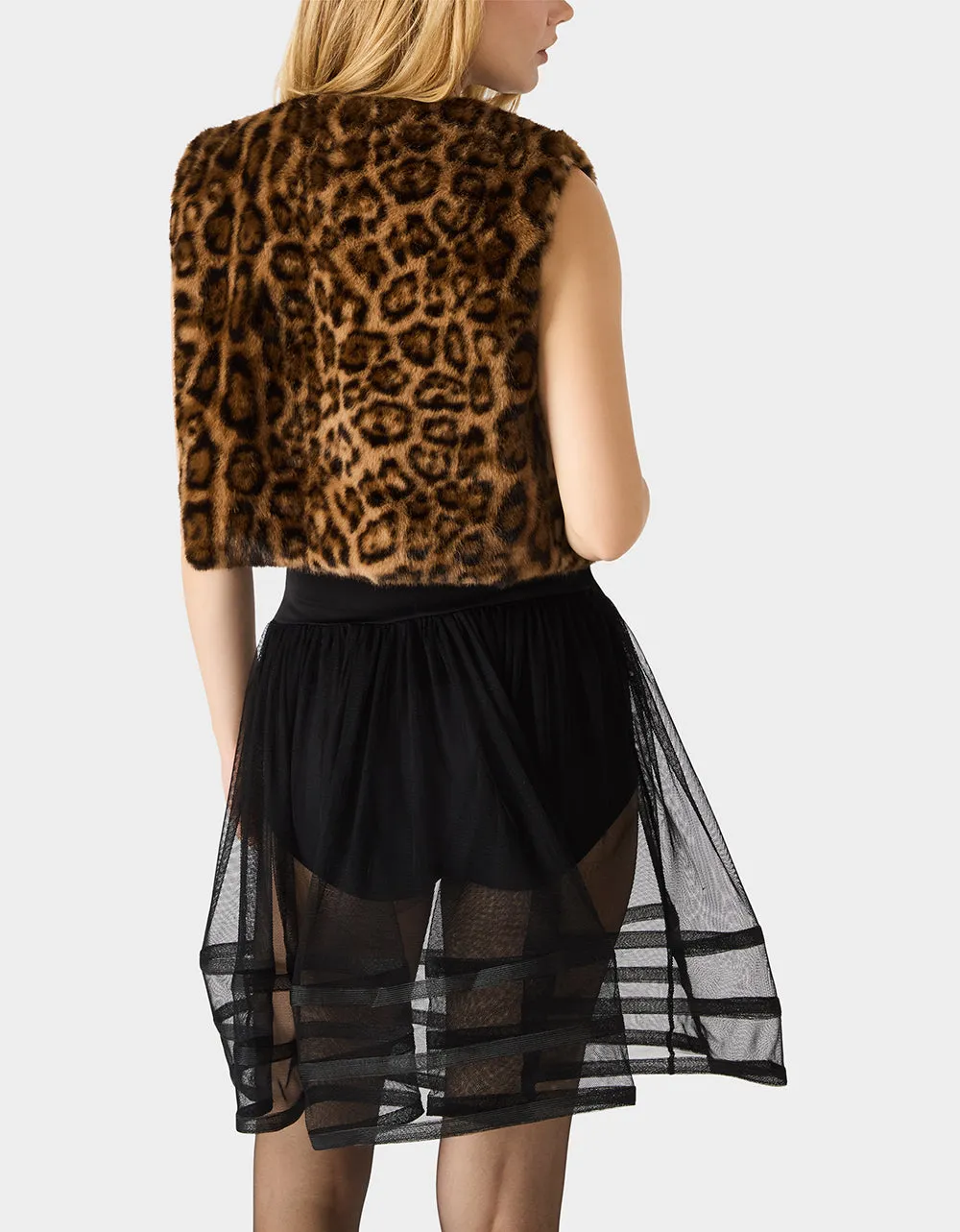 FAUX VEST LEOPARD sold by Betsey Johnson product image thumbnail 3