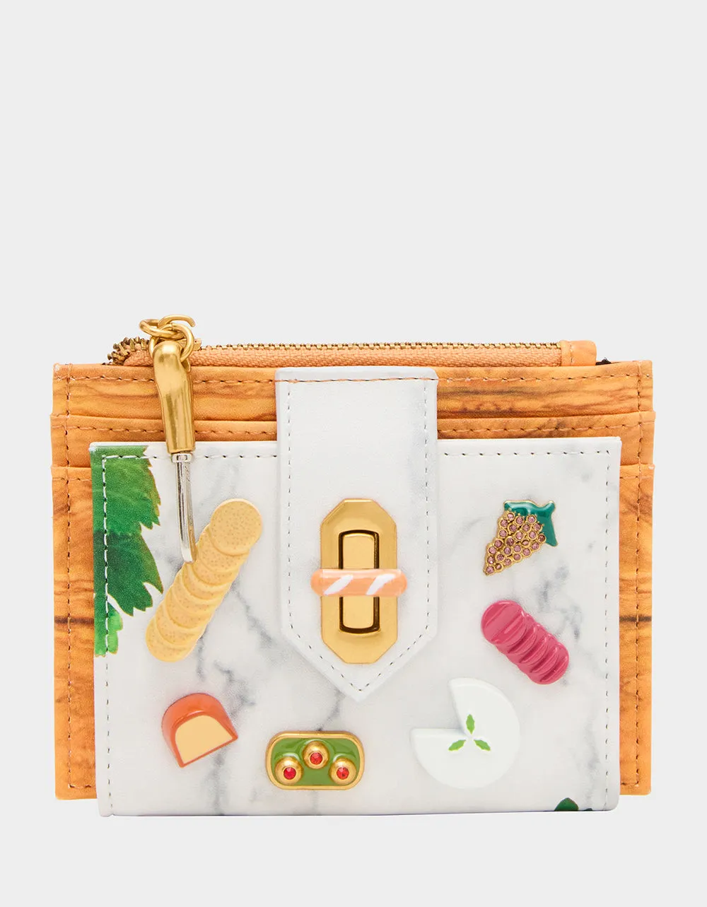 KITSCH CHAR-CUTE-ERIE BIFOLD WALLET MULTI sold by Betsey Johnson