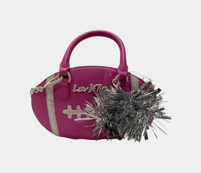 Kitsch Pink Football Crossbody Bag | RE:LUV sold by Betsey Johnson