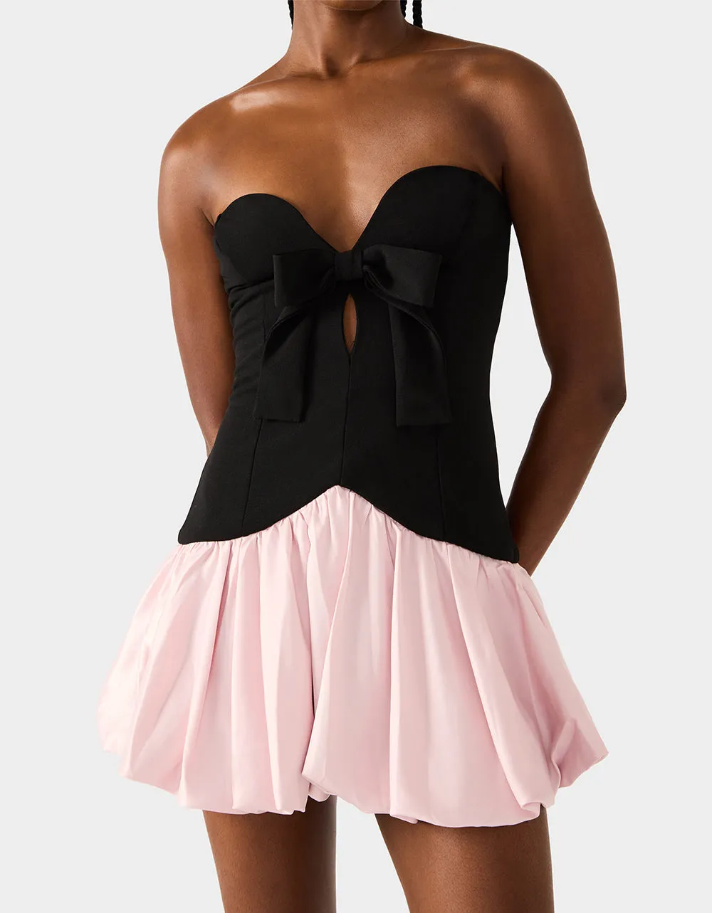 BETSEY'S BOW DRESS BLACK MULTI sold by Betsey Johnson product image thumbnail 5