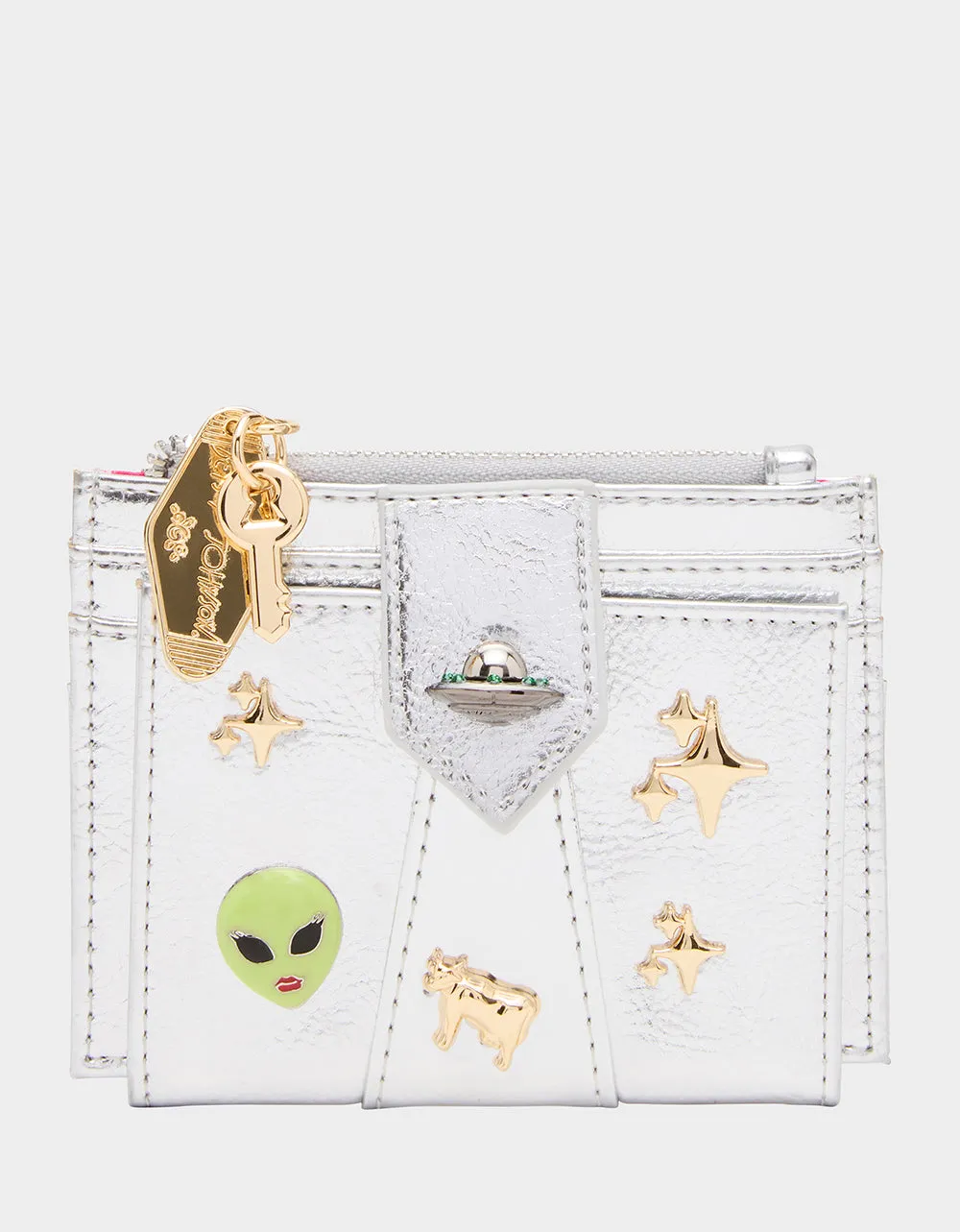 SPACE OUT WALLET SILVER sold by Betsey Johnson