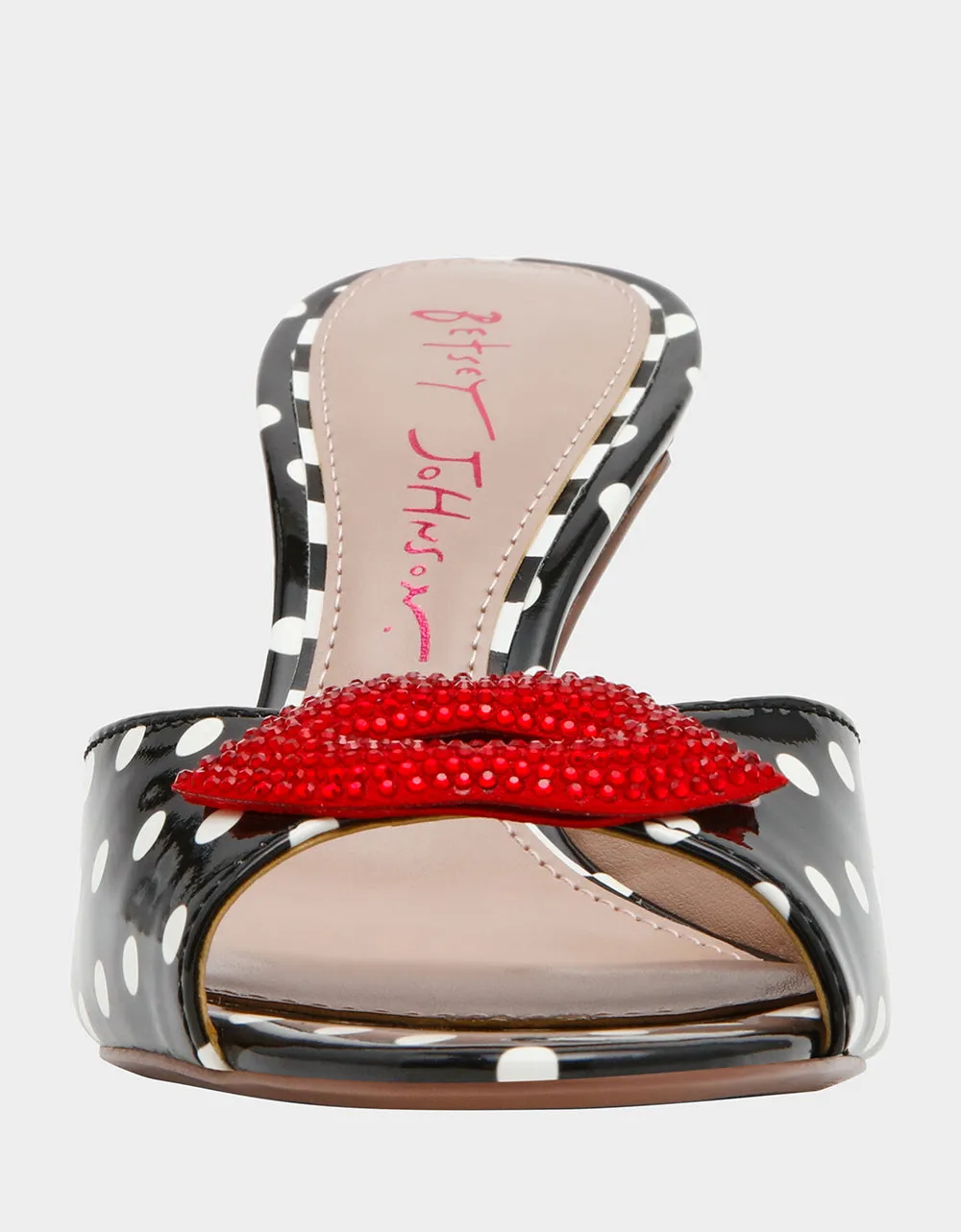 CASIDY WHITE BLACK POLKA DOT sold by Betsey Johnson product image thumbnail 4