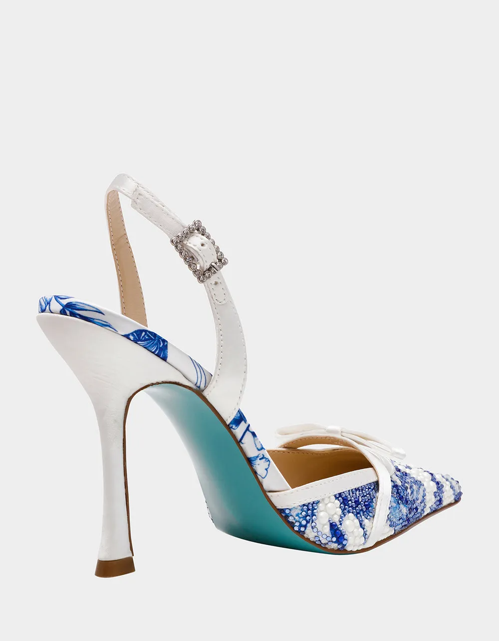 ROZA WHITE/BLUE FLORAL sold by Betsey Johnson product image thumbnail 5
