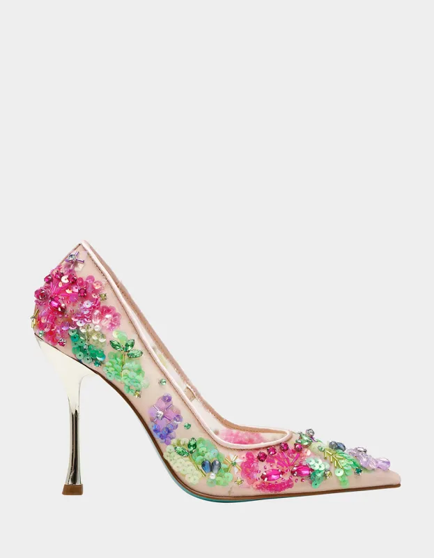 NETTA NUDE MULTI sold by Betsey Johnson