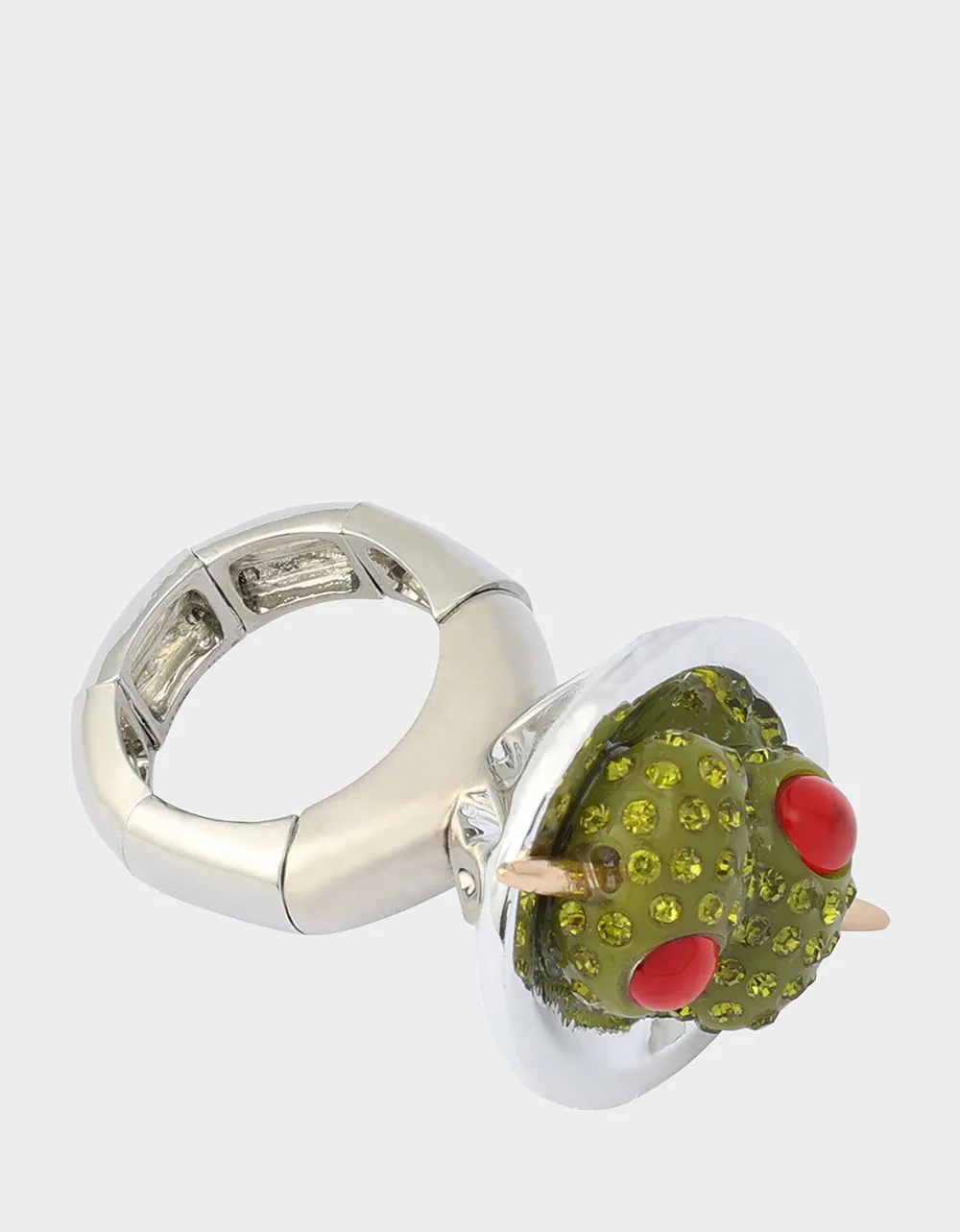 MARTINI COCKTAIL RING GREEN sold by Betsey Johnson product image thumbnail 2
