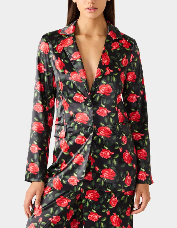 POWER BLOOM BLAZER BLACK sold by Betsey Johnson
