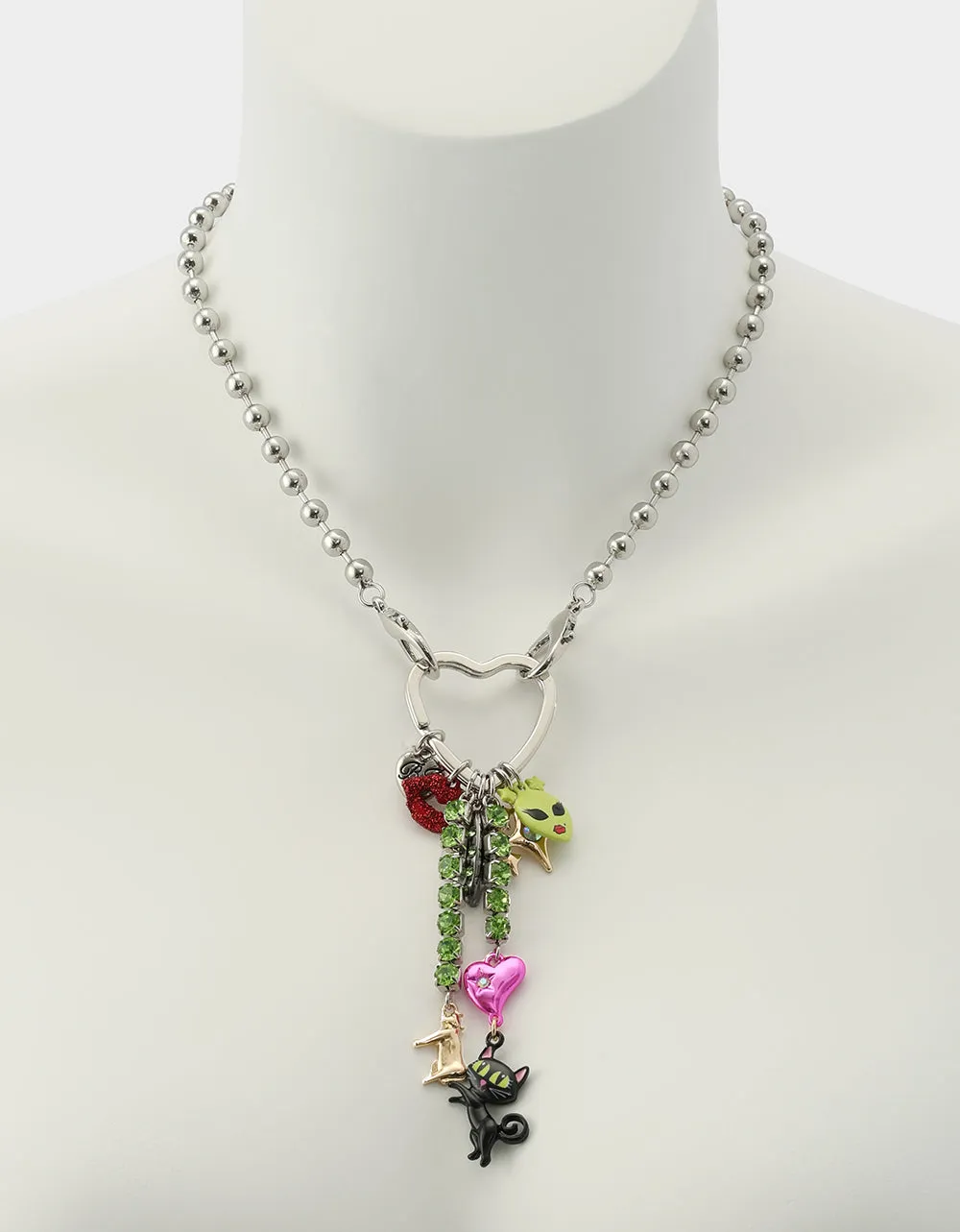 ALIEN PEARL PENDANT MULTI sold by Betsey Johnson product image thumbnail 4