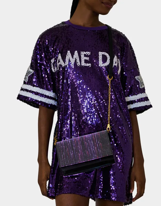 LIGHT ME UP! CONVERTIBLE BAG MULTI made by Betsey Johnson