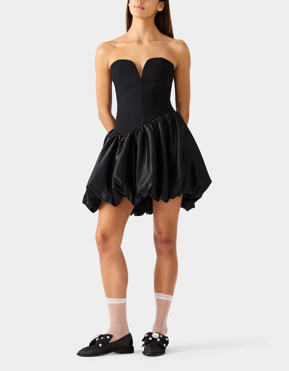 BUBBLE SOIREE DRESS BLACK sold by Betsey Johnson