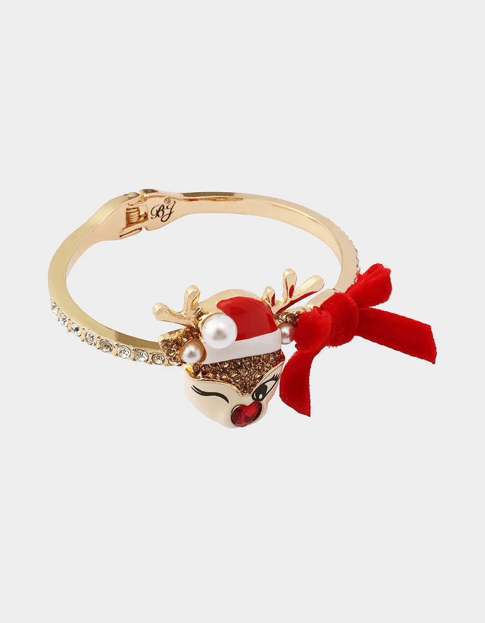 REINDEER BOW HINGE BRACELET sold by Betsey Johnson product image thumbnail 2