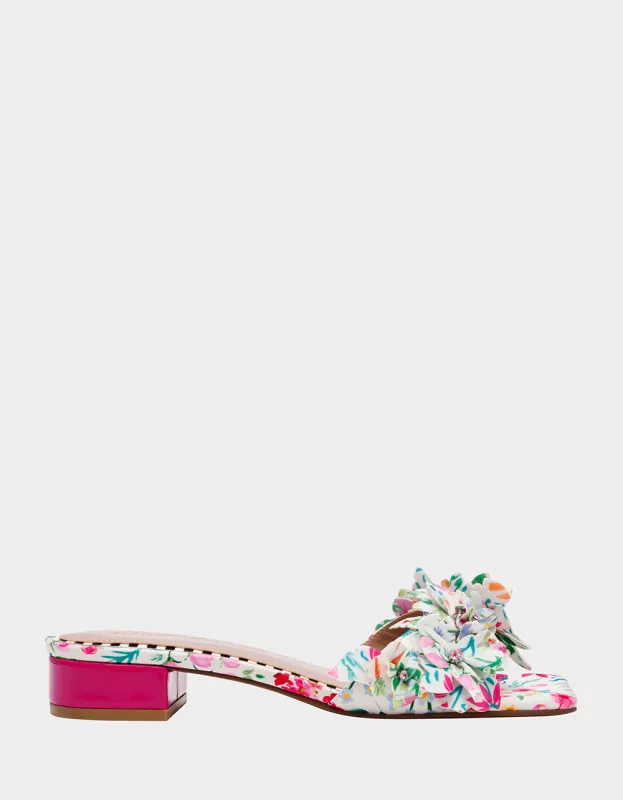 GLORRIA NATURAL FLORAL MULTI sold by Betsey Johnson