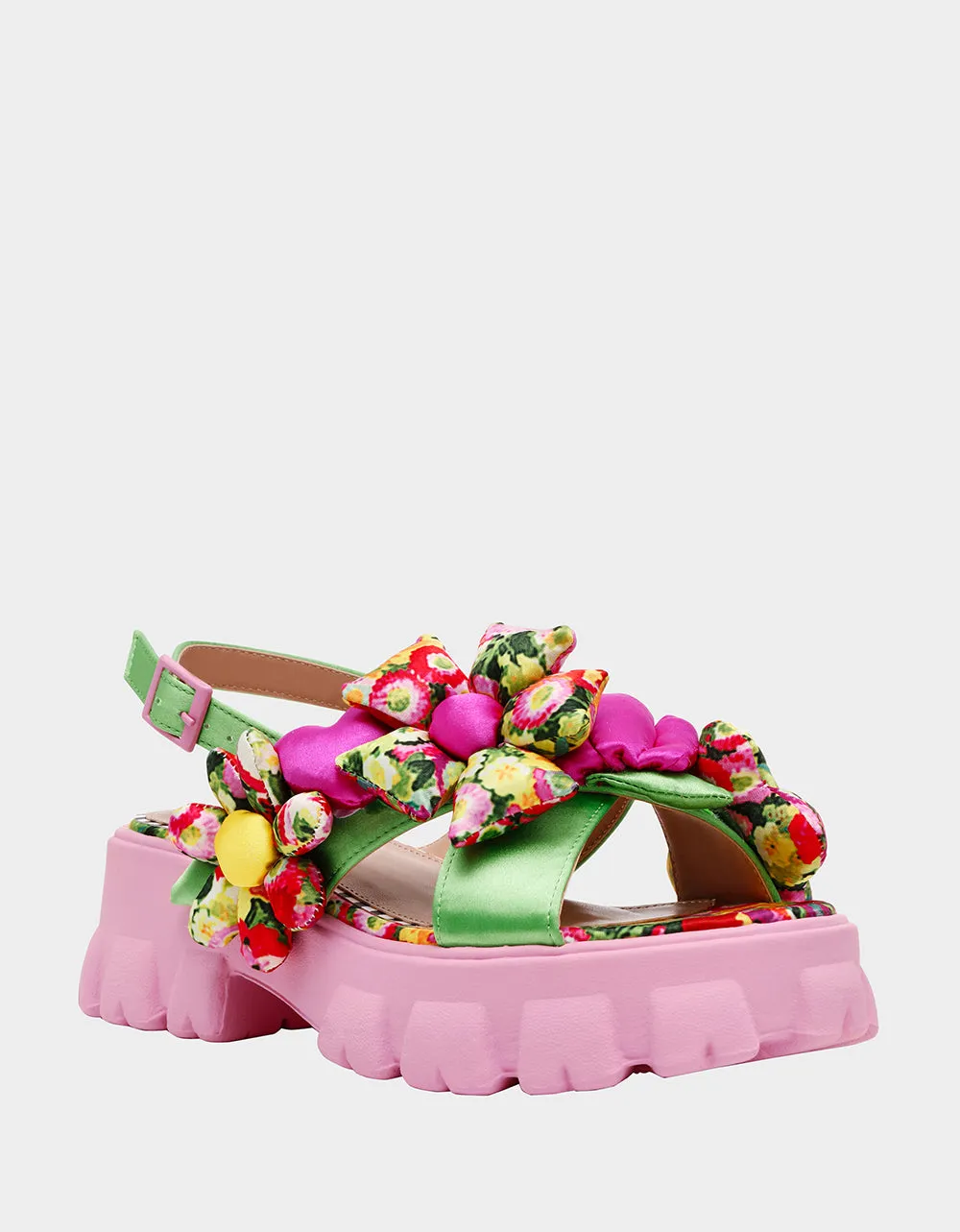 JEROMY GREEN FLORAL MULTI sold by Betsey Johnson product image thumbnail 3