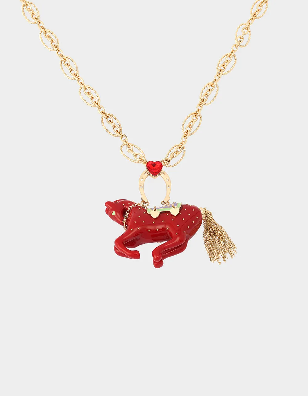 YEAR OF THE HORSE PENDANT RED sold by Betsey Johnson product image thumbnail 2