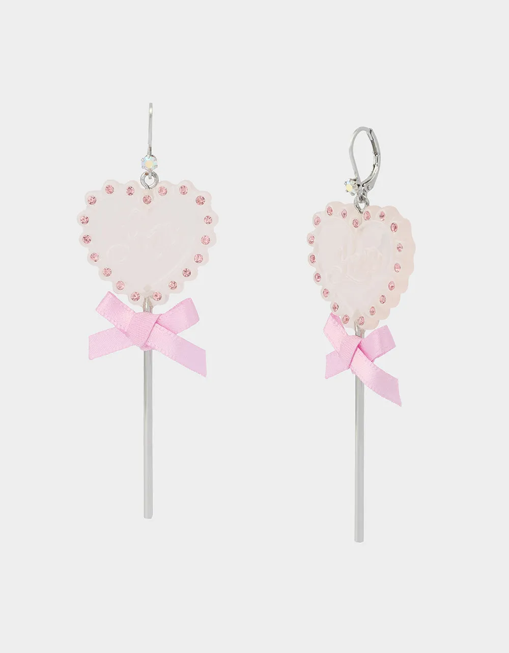 LOLLIPOP DROP EARRINGS LIGHT PINK sold by Betsey Johnson