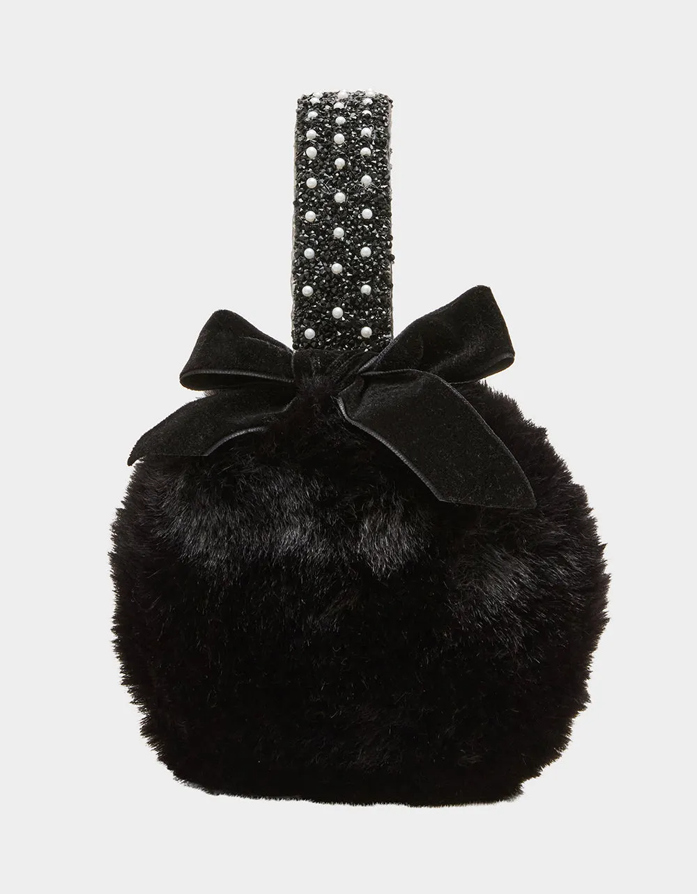 EMBELLISHED BAND EARMUFF WITH BOW BLACK sold by Betsey Johnson product image thumbnail 3