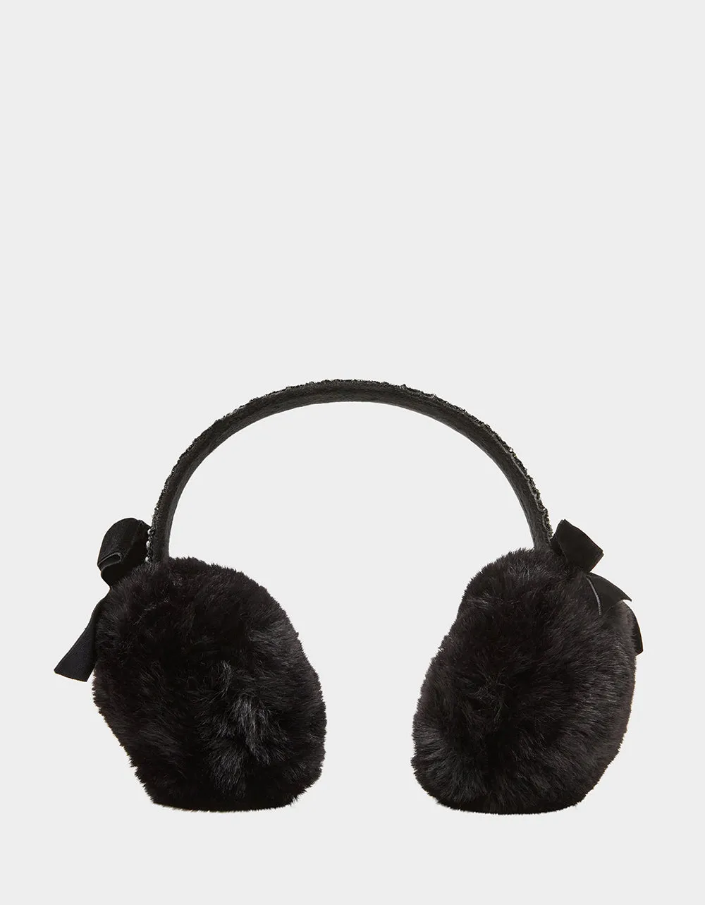 EMBELLISHED BAND EARMUFF WITH BOW BLACK sold by Betsey Johnson product image thumbnail 2