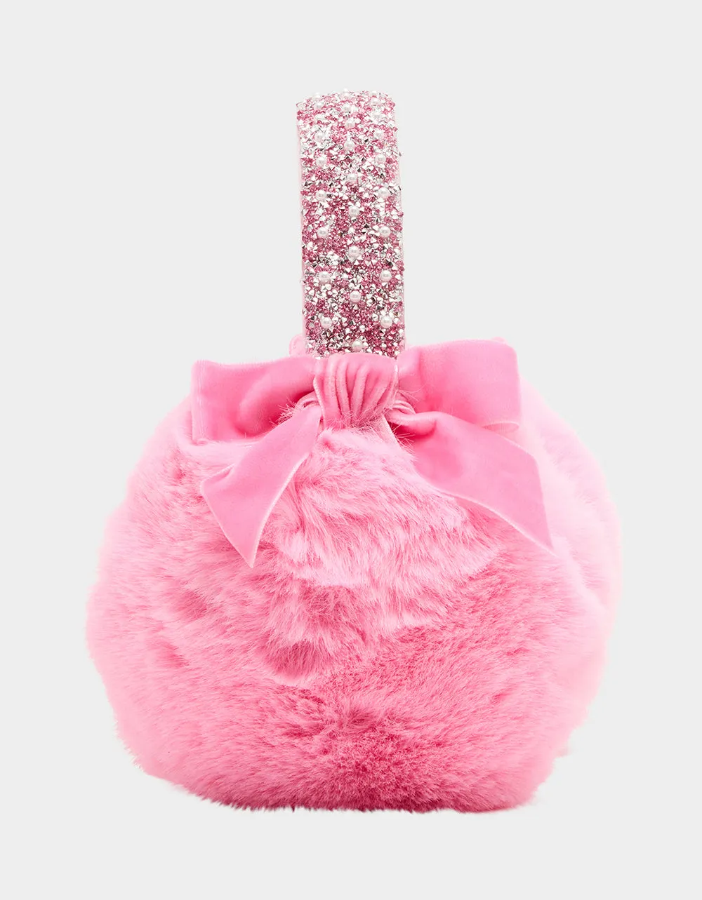 EMBELLISHED BAND EARMUFF WITH BOW PINK sold by Betsey Johnson product image thumbnail 3