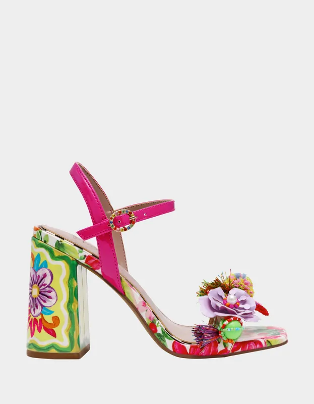 MASEN BRIGHT MULTI made by Betsey Johnson