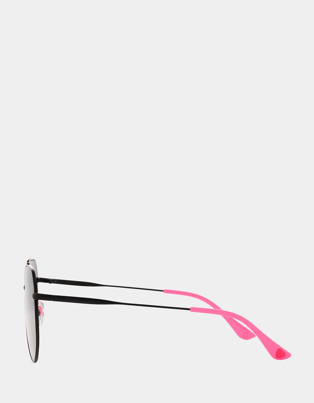 THE FINE PRINT AVIATOR SUNGLASSES BLACK sold by Betsey Johnson product image thumbnail 4