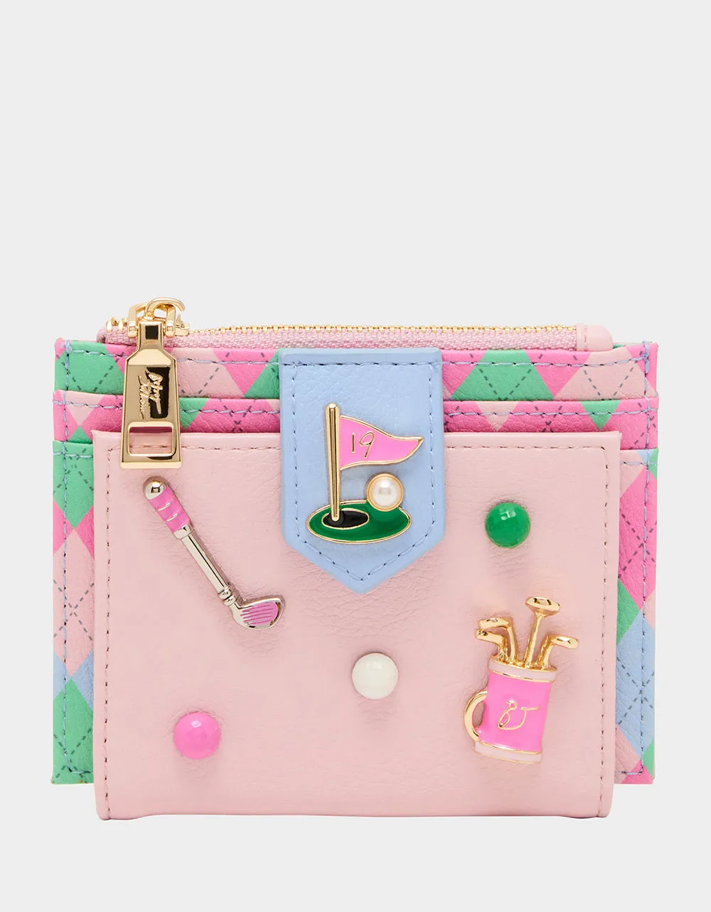 19TH HOLE WALLET PINK MULTI sold by Betsey Johnson