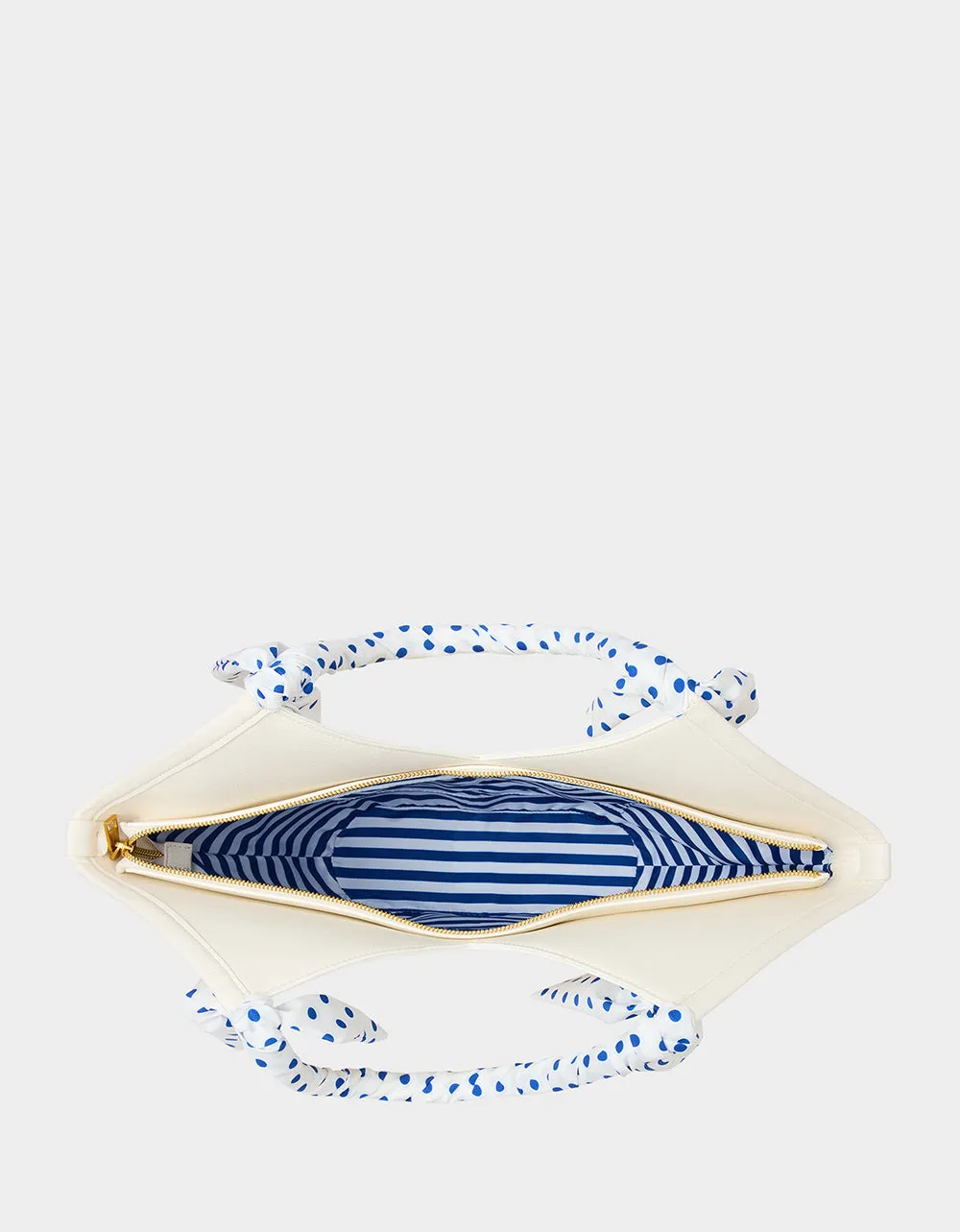 DON'T BE TARTY TOTE NATURAL sold by Betsey Johnson product image thumbnail 5