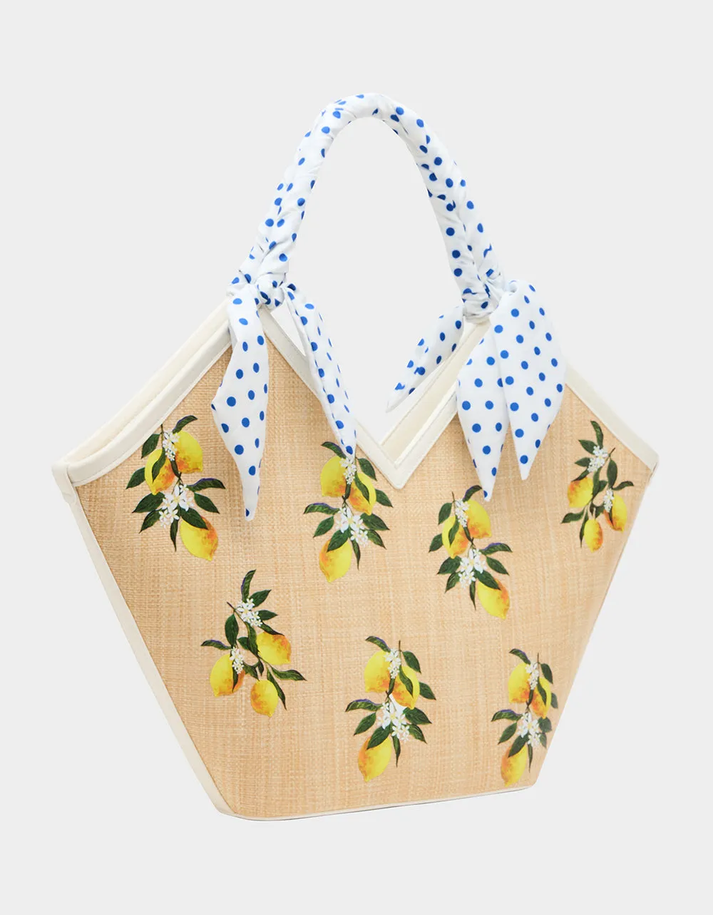 DON'T BE TARTY TOTE NATURAL sold by Betsey Johnson product image thumbnail 2