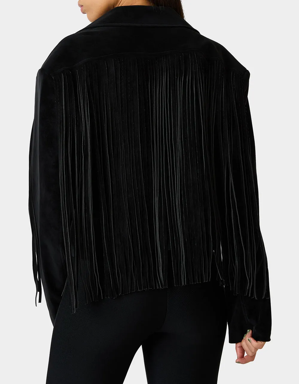FRINGE FEVER JACKET BLACK sold by Betsey Johnson product image thumbnail 3