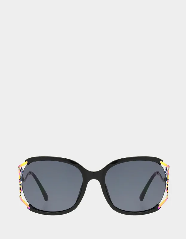 BLAZING STAR SUNGLASSES BLACK sold by Betsey Johnson