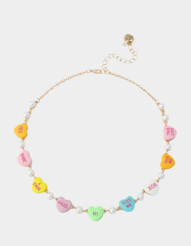SWEETHEART COLLAR NECKLACE MULTI sold by Betsey Johnson
