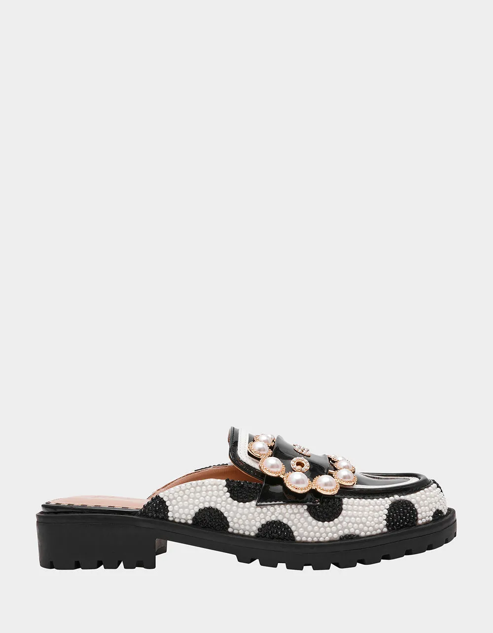 BARTON WHITE/BLACK POLKA DOT sold by Betsey Johnson