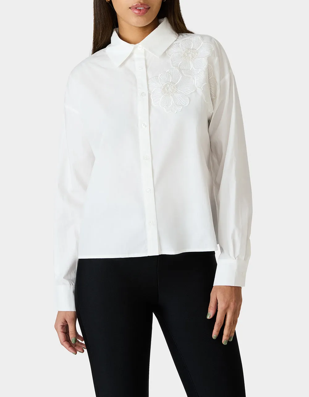 BETSEY BLOOM SHIRT OFF WHITE sold by Betsey Johnson product image thumbnail 3
