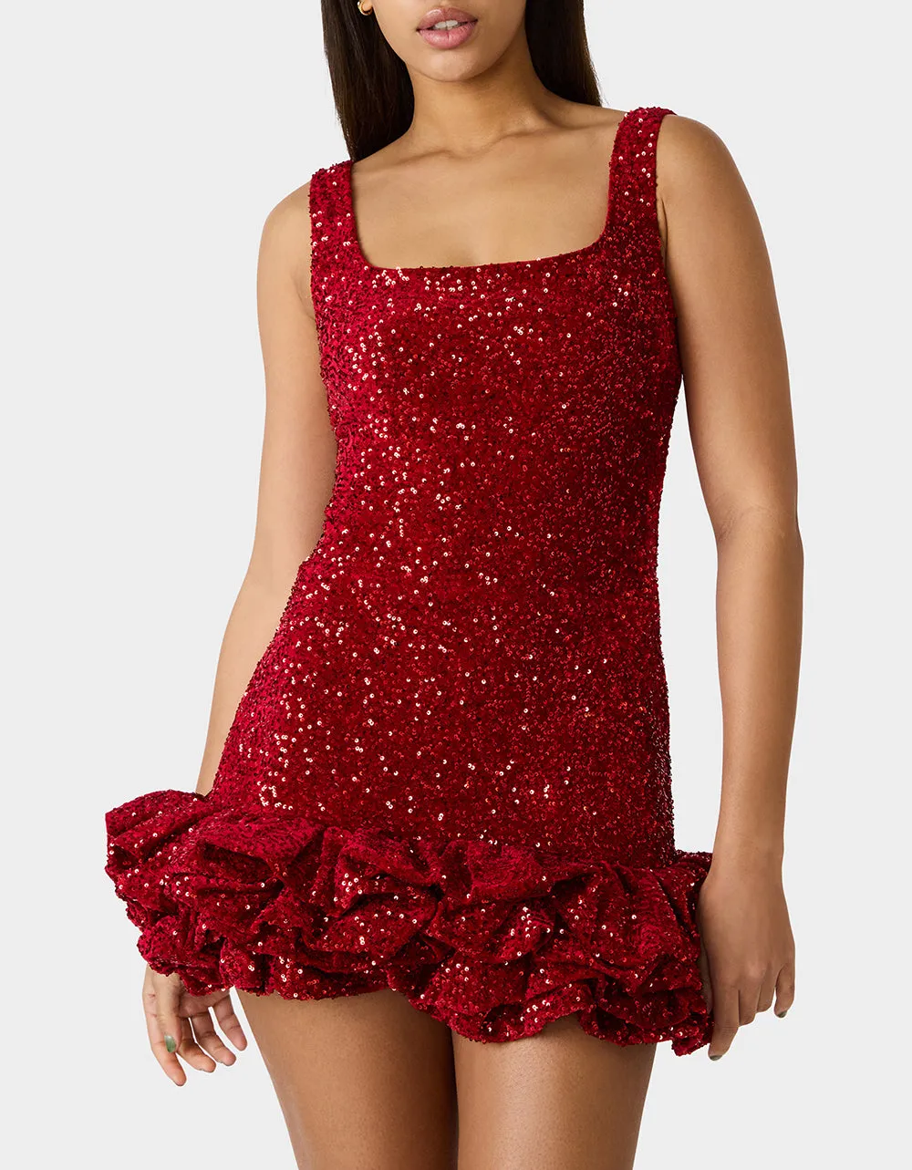 FESTIVE FLIRT DRESS RED sold by Betsey Johnson product image thumbnail 2