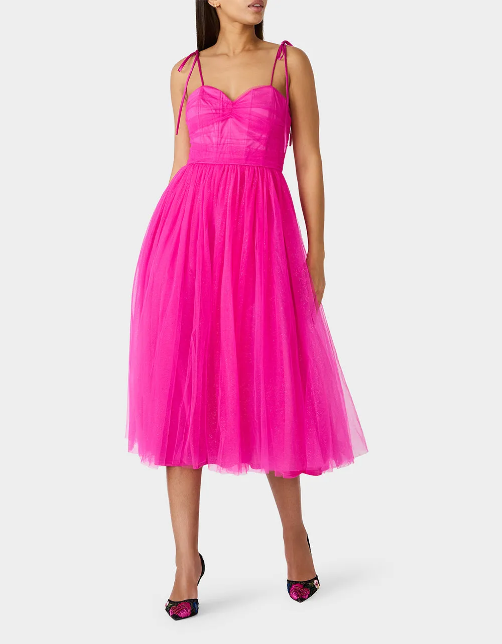 GLITTER TULLE MULTI MAGENTA sold by Betsey Johnson product image thumbnail 3
