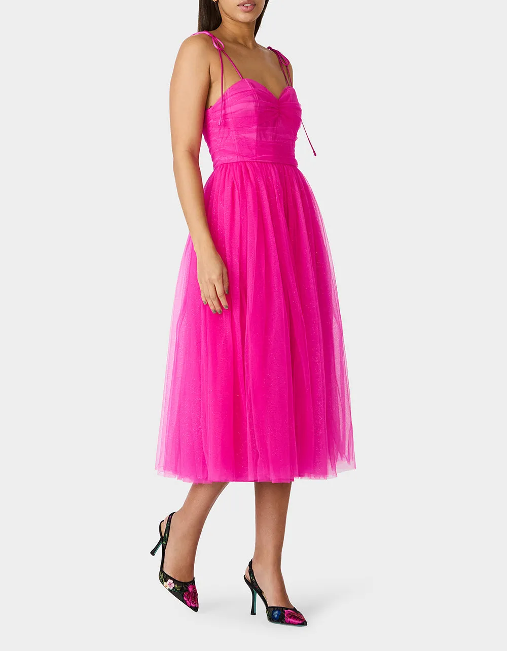 GLITTER TULLE MULTI MAGENTA sold by Betsey Johnson product image thumbnail 2