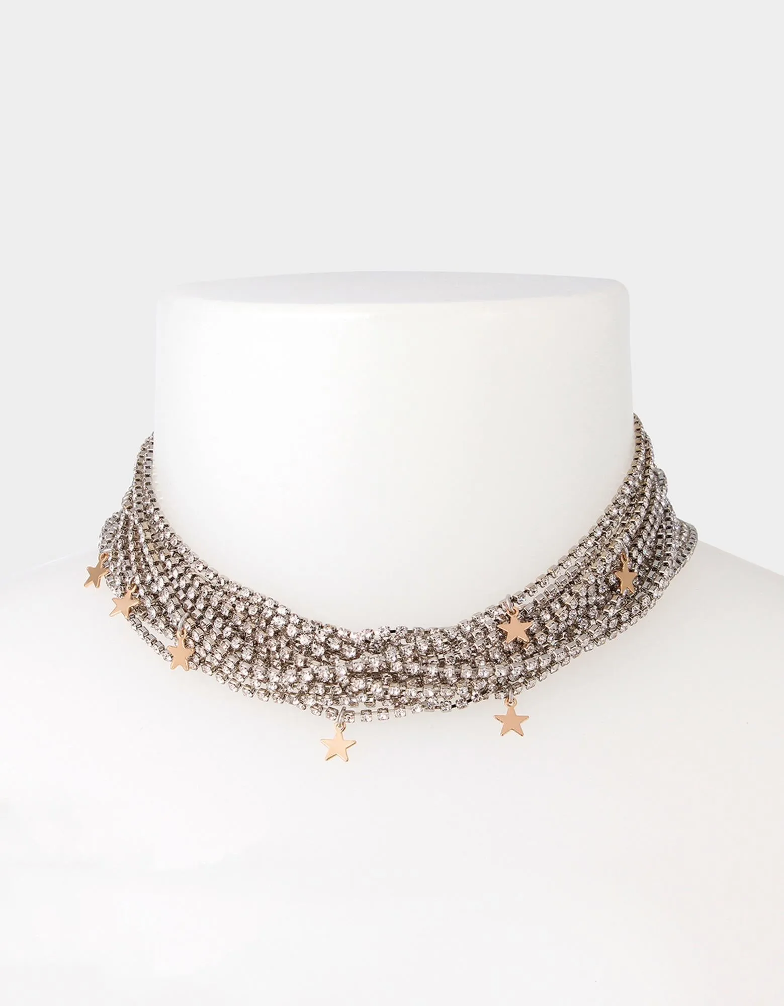 CELESTIAL PUNK STAR CHOKER | RE:LUV sold by Betsey Johnson product image thumbnail 2