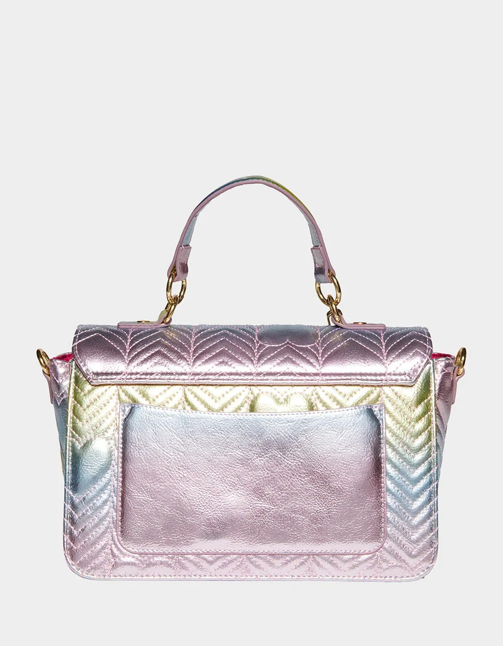 RAINBOW CONNECTION SATCHEL MULTI | RE:LUV sold by Betsey Johnson product image thumbnail 3