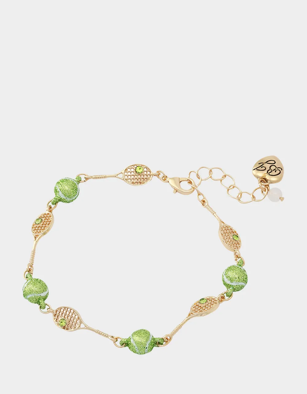 TENNIS RACQUET FLEX BRACELET GREEN sold by Betsey Johnson product image thumbnail 2
