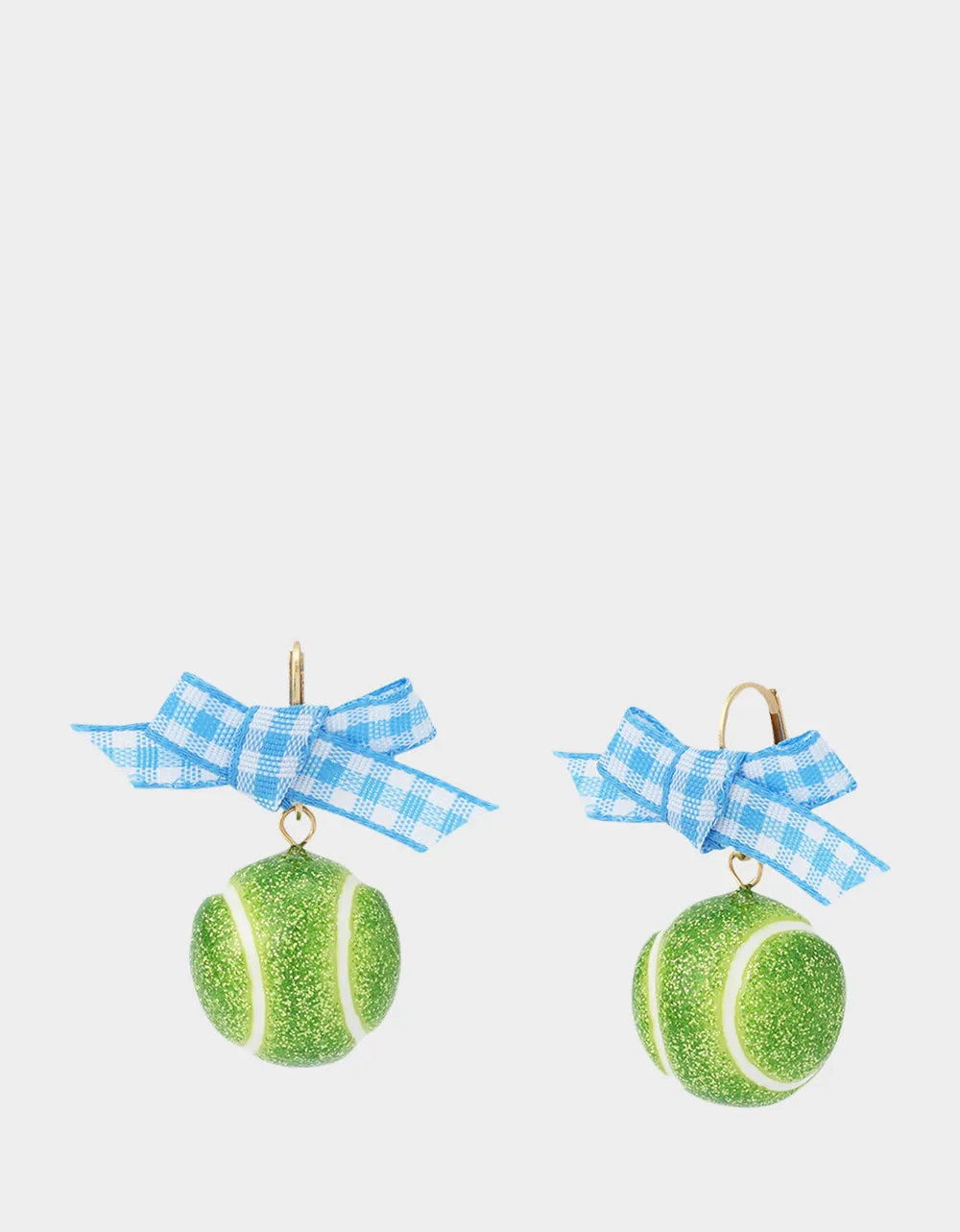 TENNIS BALL LEVER BACK EARRINGS GREEN sold by Betsey Johnson
