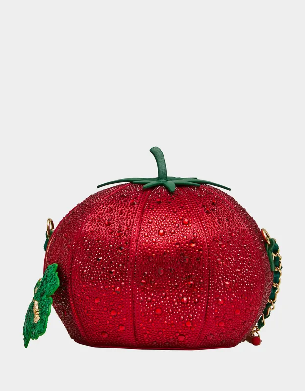 TOMATO TAMAHTO CROSSBODY RED made by Betsey Johnson