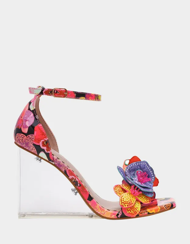 SANTINO BLACK MULTI sold by Betsey Johnson