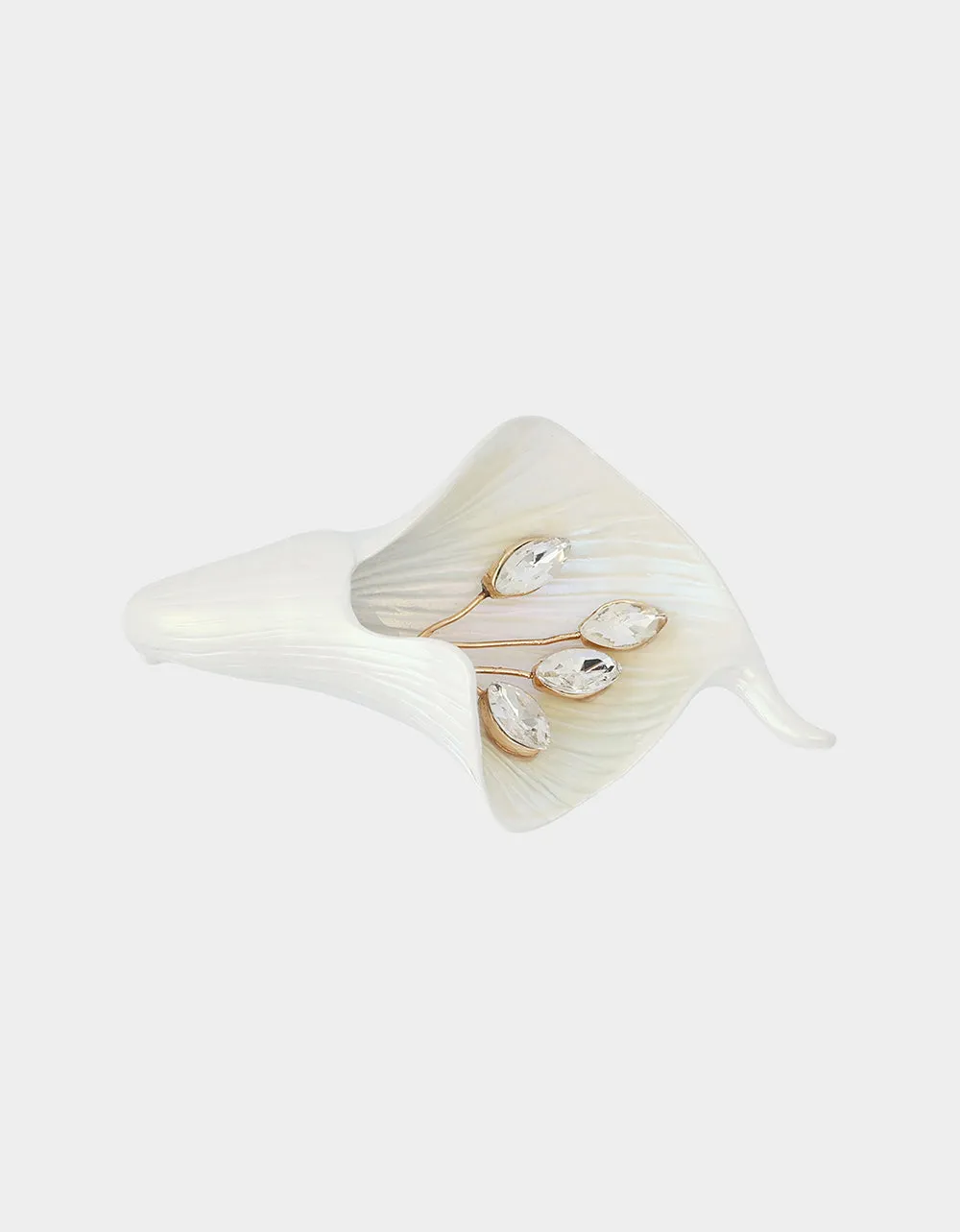 CALLA LILY BROOCH WHITE sold by Betsey Johnson