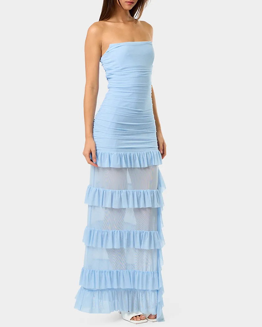 BLUE MIRAGE GOWN LIGHT BLUE sold by Betsey Johnson product image thumbnail 3