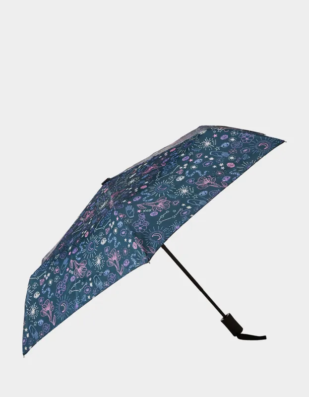 BETSEY'S CELESTIAL UMBRELLA NAVY sold by Betsey Johnson