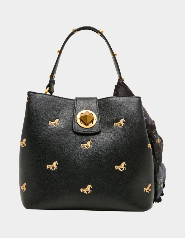 UNBRIDALED BUCKET BLACK sold by Betsey Johnson