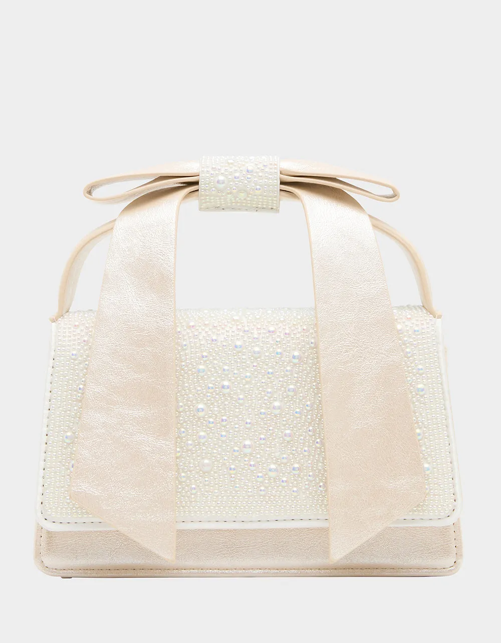 BOW FLAP MINI BAG IVORY sold by Betsey Johnson