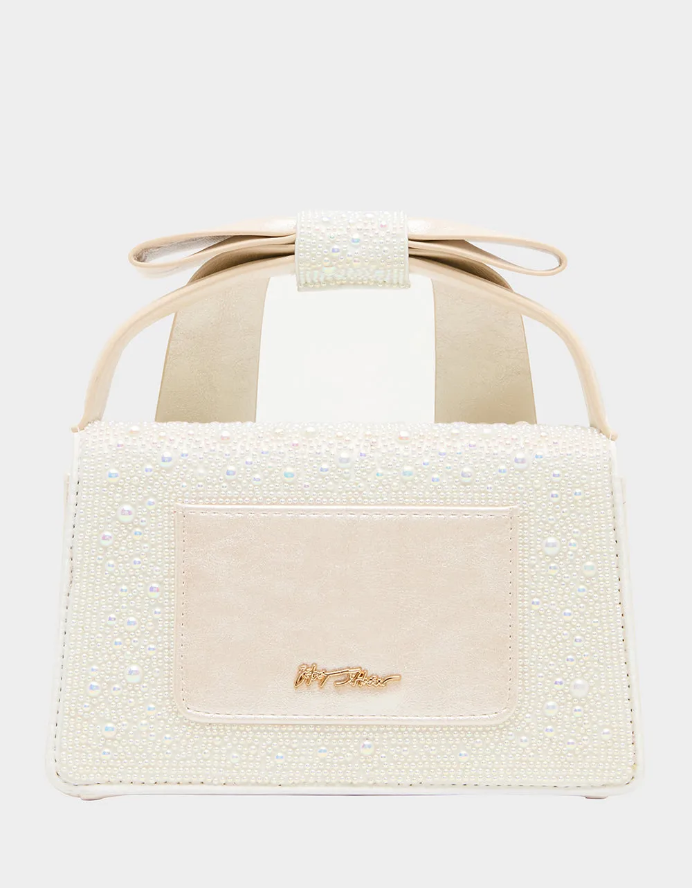 BOW FLAP MINI BAG IVORY sold by Betsey Johnson product image thumbnail 5
